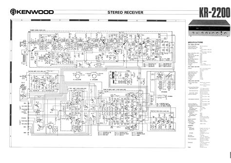 KENWOOD KR-2200 STEREO RECEIVER Service Manual download, schematics ...