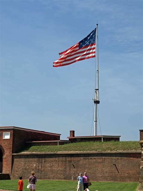 American Flag flying over Fort McHenry | Pics4Learning