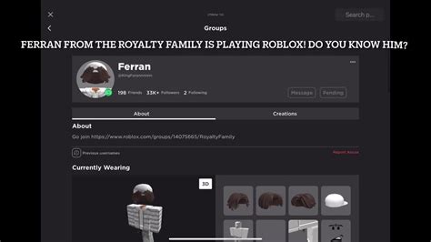 Ferran from the royalty family is playing roblox - YouTube