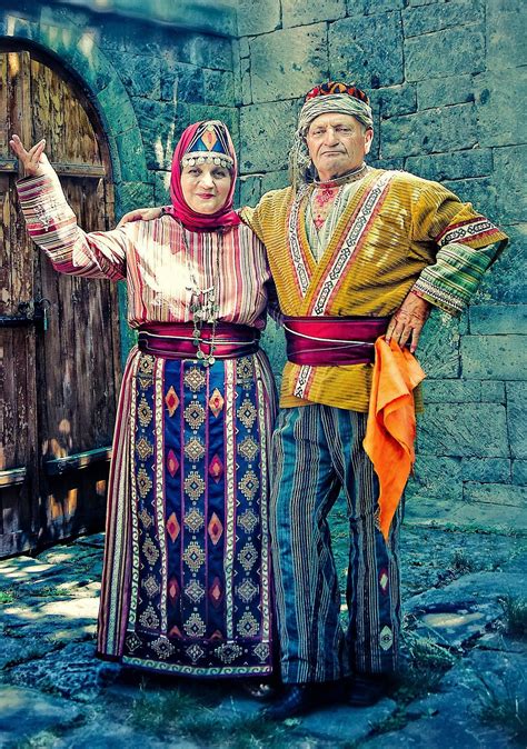 Traditional Armenian costumes from Central Anatolia. Clothing style ...