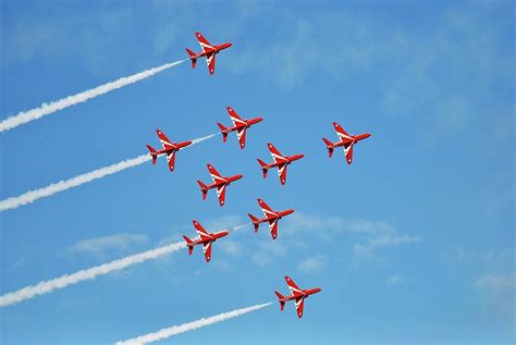 The Red Arrows Formation Flying Photograph by Neil R Finlay - Fine Art America