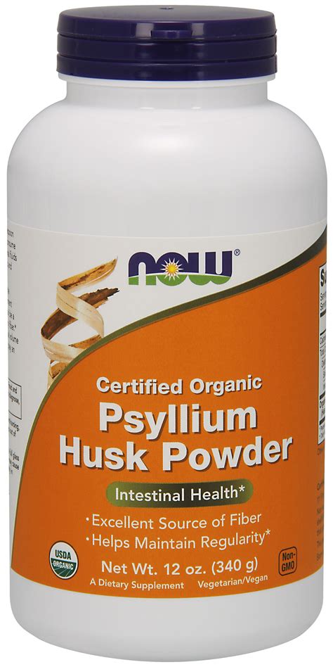 NOW Foods - Organic Psyllium Husk Powder - 12 oz. - Walmart.com ...