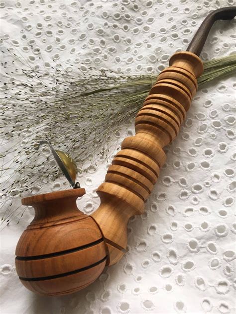 Handmade wooden smoking pipe with the bowl for tobacco wood | Etsy