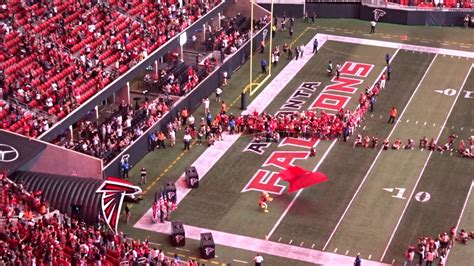 Atlanta Falcons Entrance - vs. New Orleans Saints - 9/23/2018 - YouTube