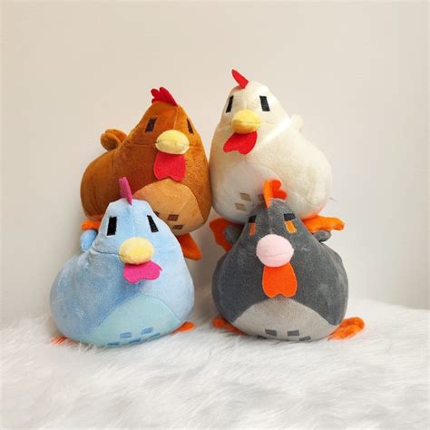 Stardew Valley Chicken Plush Toy - Etsy