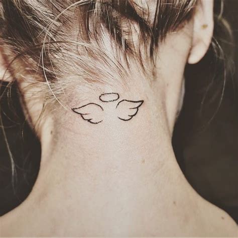 Angel Wing Tattoo Ear