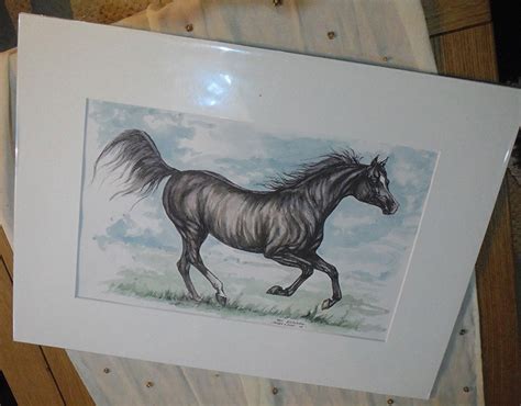 The Arabian Horse Watercolor Painting - Etsy