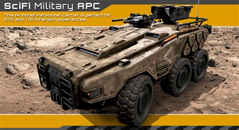 SciFi Military APC in Props - UE Marketplace