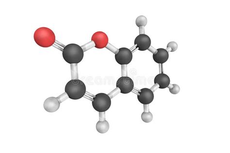 Structure 3d De Coumarine, Un Composé Chimique Organique Parfumé I ...