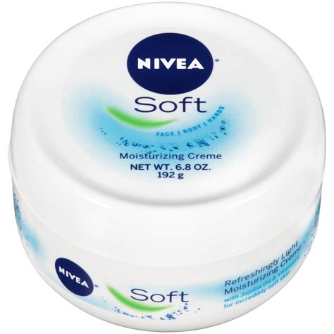 NIVEA Soft Moisturizing Crème Body, Face and Hand Cream, Use After Hand ...