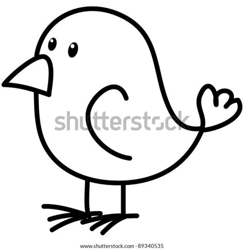 caricatura de un pájaro pequeño, arte: vector de stock (libre de regalías) 89340535 | Shutterstock