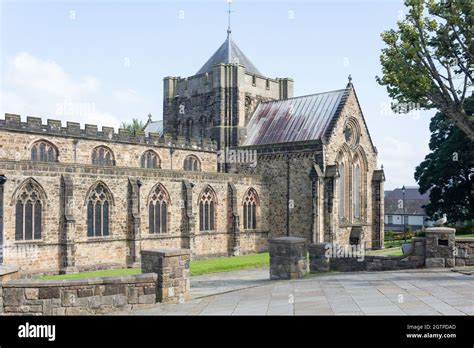 Bangor Cathedral, Bangor, Gwynedd, Wales, United Kingdom Stock Photo ...