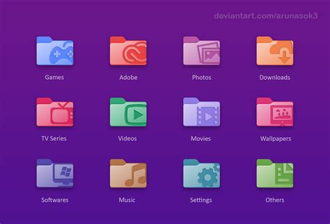 Windows 11 Coloured Folder Icons By Arunasok3 On Devi - vrogue.co