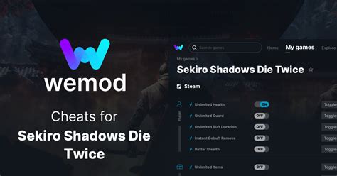 Sekiro Shadows Die Twice Cheats & Trainers for PC | WeMod