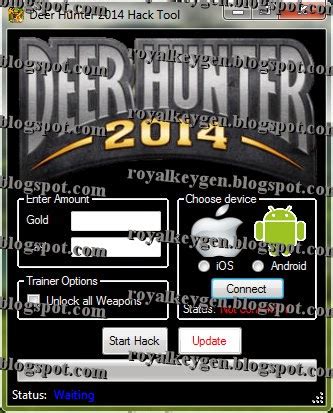 Royal Cheats: Deer Hunter 2014 Hack Tool and Cheats [FREE Download] [No Survey]