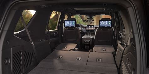 2021 Tahoe Interior Cargo Volume with rear seats down | Chevy tahoe, 9 ...