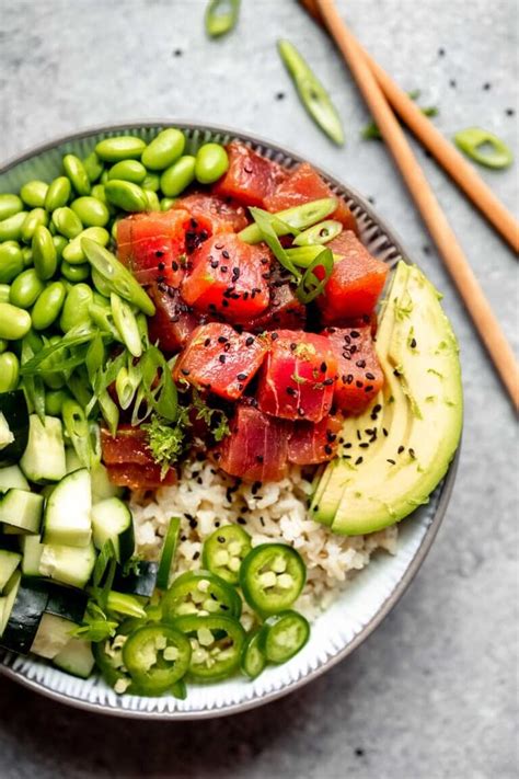 Ahi Edamame Poke Bowls (in just 15-Minutes!)