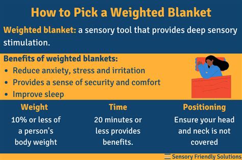 How to Pick a Weighted Blanket - Sensory Friendly Solutions