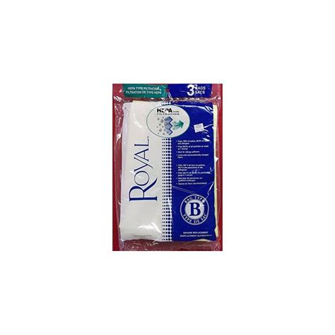 Royal Vacuum Cleaner Type B HEPA Bags - 3 Bags | eBay