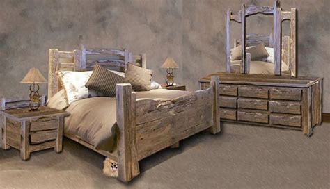 Rustic Western Bedroom Set | For Our Ranch: Rustic Style Ideas | Pint…