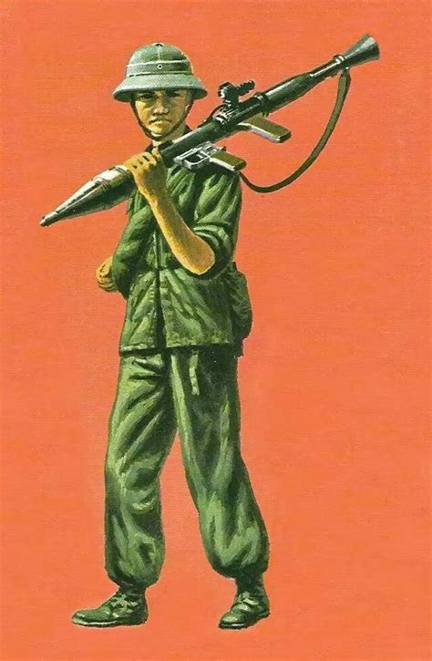 Vietnam Army private with RPG, pin by Paolo Marzioli
