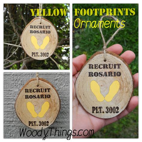 Marine Corps Yellow Footprints – Woody Things, LLC