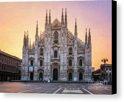 Il Duomo Milan Morning Canvas Print / Canvas Art by Joan Carroll ...