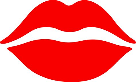 Lips Outline Clip Art