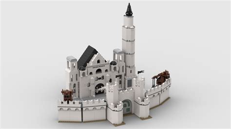 LEGO MOC LOTR - The White City of Gondor by Lejoverse | Rebrickable - Build with LEGO