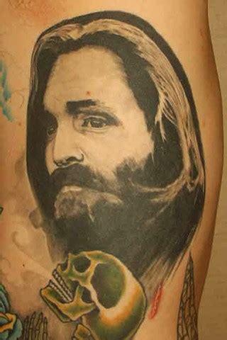 8Th Day Tattoo - CHARLES MANSON, YEP