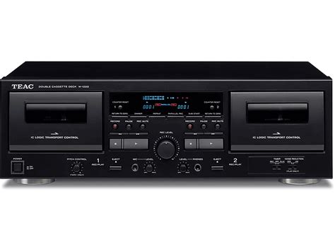 Reproductor cassette - W-1200-B TEAC, Negro | MediaMarkt