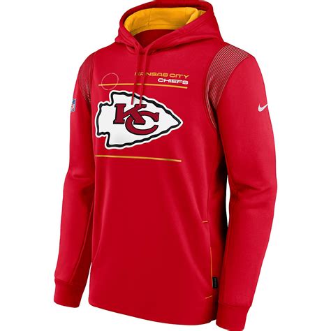 Nike Men's Kansas City Chiefs Therma Hoodie | Academy