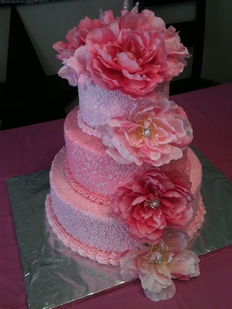 Daughter's 18Th Pretty In Pink Birthday Cake - CakeCentral.com