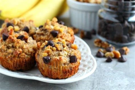 Chunky Monkey Muffins (Gluten Free) - When is Dinner Chunky Monkey Muffins