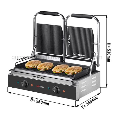 CE Approved Industrial Electric Sandwich Maker Sandwich Maker Grill ...