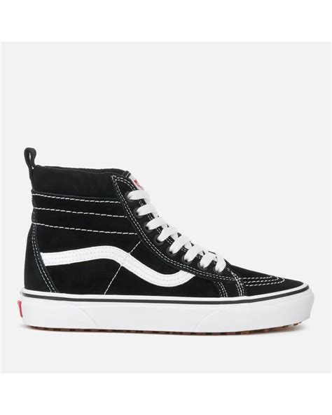 Vans Leather Sk8-hi Mte Shoes (high-top Trainers) in Black - Lyst