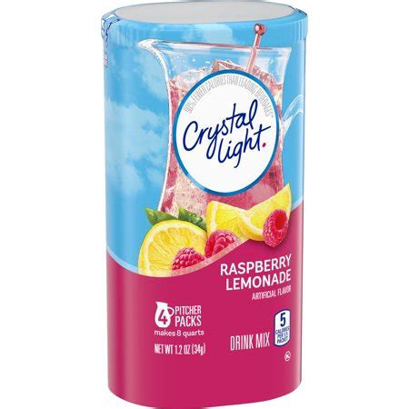 Crystal Light Sugar Free Raspberry Lemonade Powdered Drink Mix ...