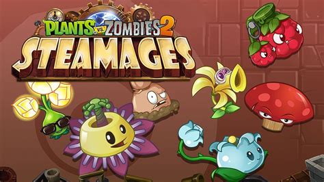 Plants vs Zombies 2 Steam Ages (China) - Upgrade MAX LEVEL New Plants (PVZ 2) - YouTube