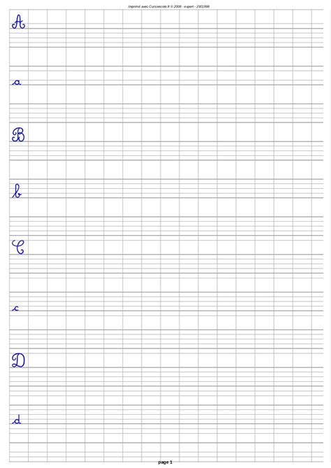 cahier écriture cp pdf