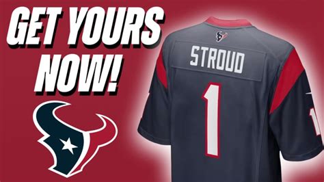 BUY NOW: CJ Stroud Texans Jersey, Get Yours Here