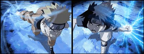 Naruto Vs Sasuke Lightning Chakra GIF | GIFDB.com