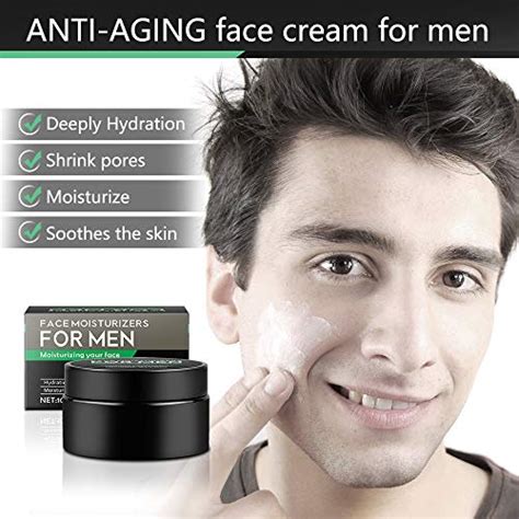 Face Moisturizer for Men, Lifelj Anti Aging Men's Face Cream ...