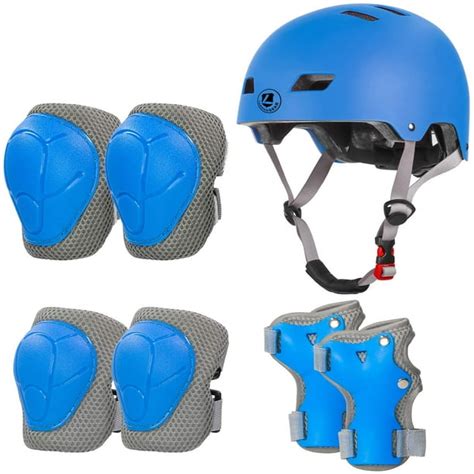 LANOVAGEAR Kids Helmet with Knee Elbow Wrist Pads (Age 2-8), Adjustable ...