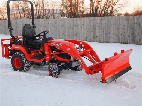 Kubota BX Quick attach snow plow attachments - BxAttachments.com