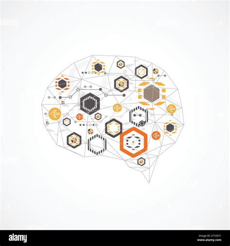 Abstract digital brain,technology concept. Vector Stock Vector Image & Art - Alamy