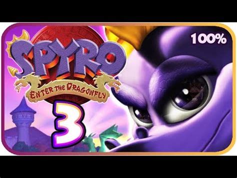 Spyro: Enter the Dragonfly Walkthrough Part 3 (Gamecube, PS2) 100% Crop Circle Country - YouTube