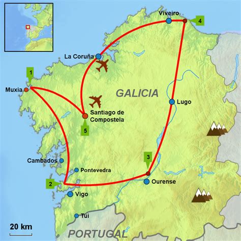 Circular Tour Galicia | Caminos touring holidays in Spain