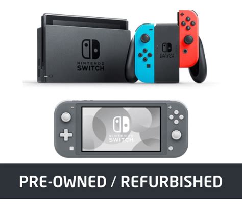 Compare refurbished Nintendo Switch Standard, OLED and Lite Deals - GamingDeals.com