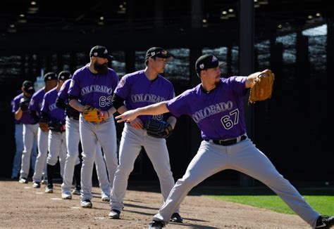 PHOTOS: Colorado Rockies spring training camp at Salt River Fields ...