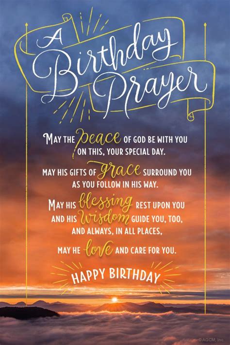 A Birthday Prayer